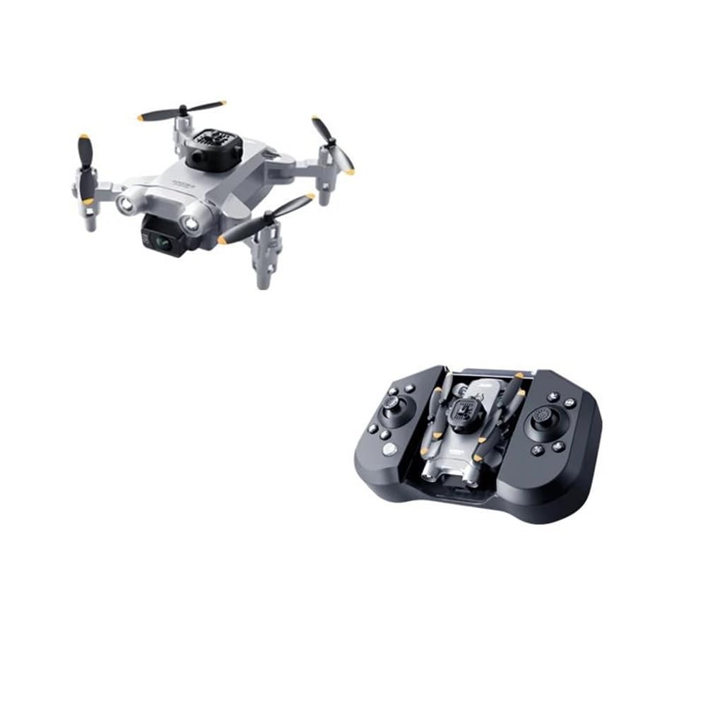 Gris,Single Battery,Mini dron v30 con cámara HD 4k 1080p FPV, helicóptero Profesional de Cinco Lados con función de evitación de obstáculos, Juguete de Regalo