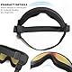 FOSDICK 2Stück Hundebrille, Brille Hund UV-Schutz, Winddicht Hunde Brille, Sonnenbrille Hund mit Verstellbare Riemen, Hundesonnenbrille für Mittel Große Hunde, zum Autofahren,Outdoor-Aktivitäten,Farbe