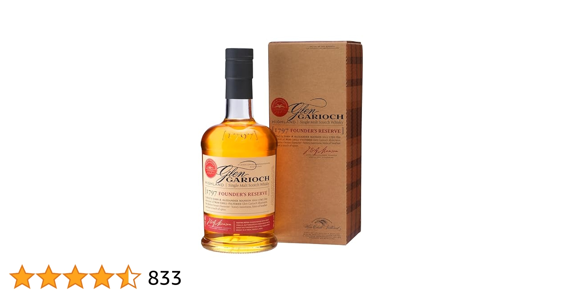 グレンギリー ファウンダーズ リザーブ 700ml×2本 Amazon.co.jp: グレンギリー ファウンダーズ・リザーブ 48度