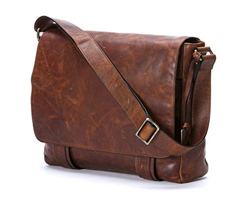 FRYE Men's Logan Messenger Bag, Cognac, One Size