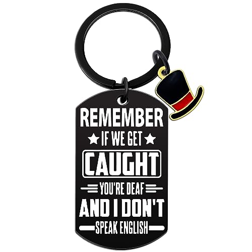 OEHEDOU Gag Gifts For Men Funny Men Keychain Funny Gifts