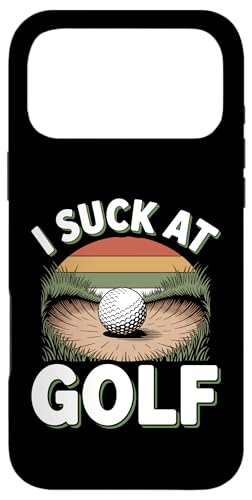 I Suck At Golf Joke ʔSt s Ȓj St X}zP[X iPhone 17 Pro Max p
