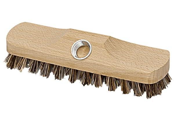 ABACUS Schrubberbürste mit Bart 22 cm - Harte Borsten Reinigungsbürste Schrubber Scheuerbürste Schmutzbürste Reiniger (5370)