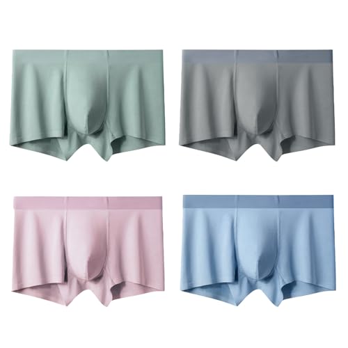 Boxer Homme Translucide Lot de Caleçons en Stretch Élastique