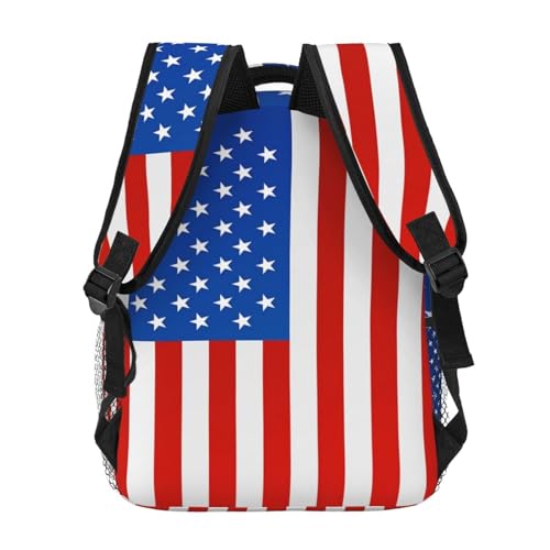 American Flag America Backpack,Fashion Travel Hiking Camping Daypack Computer Backpacks Bookbag for Men Women4
