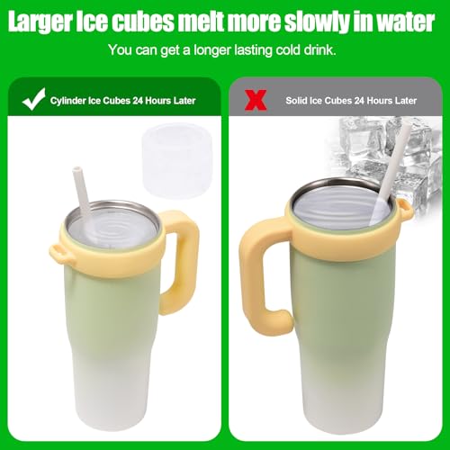 Set de bandejas de hielo apilables con tapa y contenedor miniatura 3