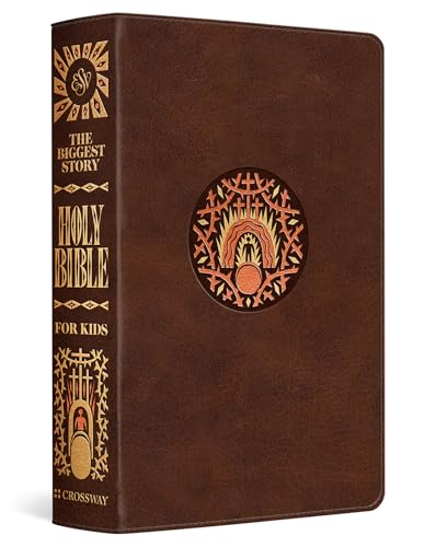 ESV The Biggest Story Holy Bible for Kids (TruTone, Brown, Living Hope Design, Thumb Indexed): Children's Bible for Ages 6–12