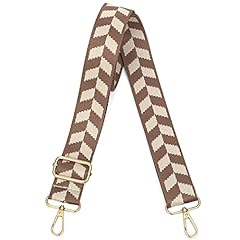 Wide:1.5"(3.8cm) Beige & Brown Jacquard