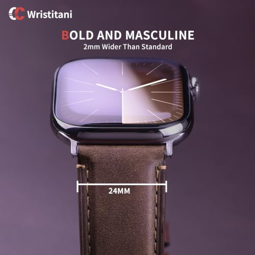 Image of Wristitani Genuine Leather Strap for Apple Watch