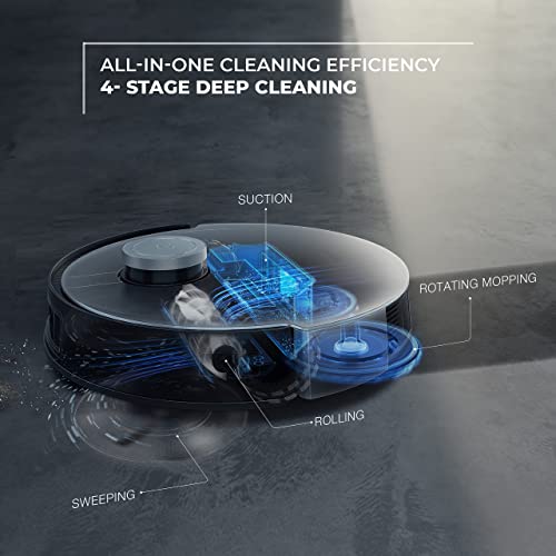 Image of ECOVACS DEEBOT X1 Omni 2-in-1 Robotic Vacuum & Mop, Powerful Suction, All-in-One Omni Station, Hands-Free Cleaning, AIVI 3D Navigation, TrueMapping, YIKO Voice Assistant