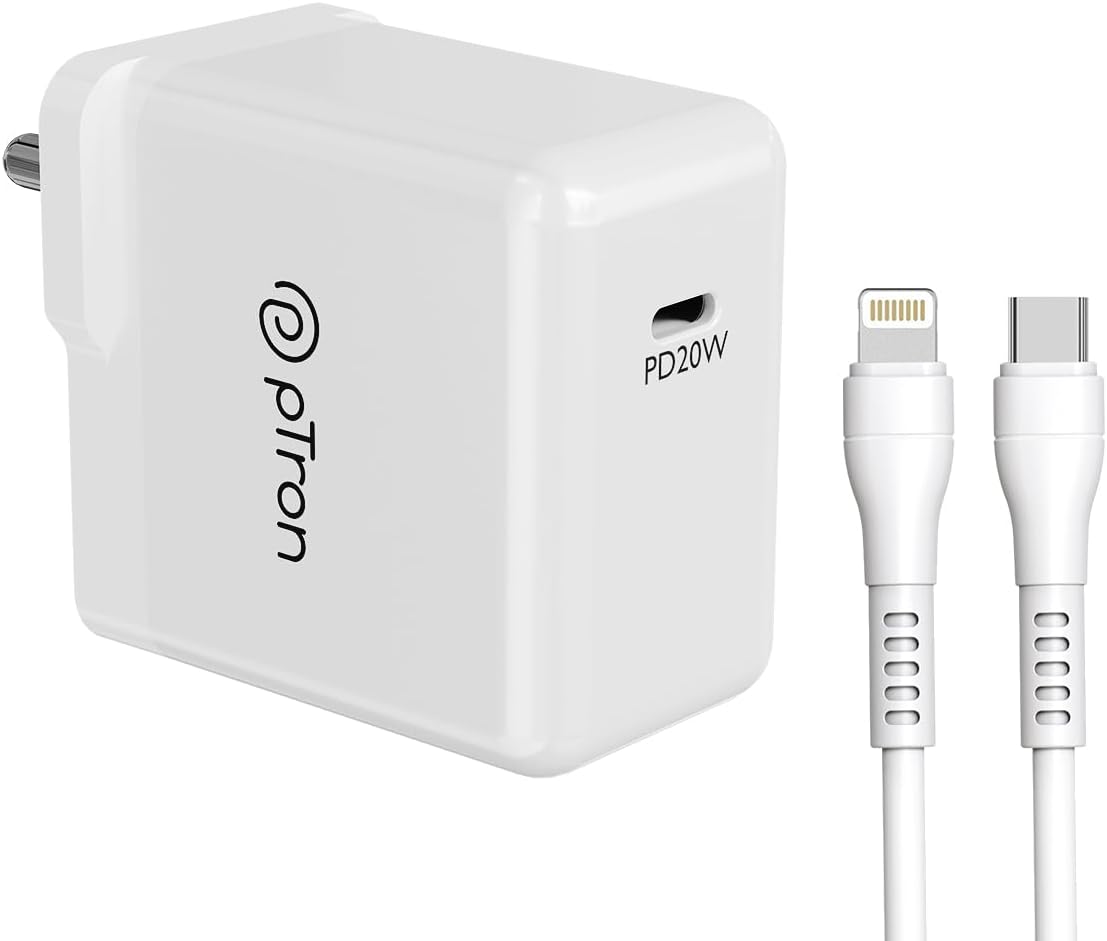 Chargeur Rapide 20W Pour IPhone 13 14 12 11 - Adaptateur Secteur USB-C Avec Câble De Charge