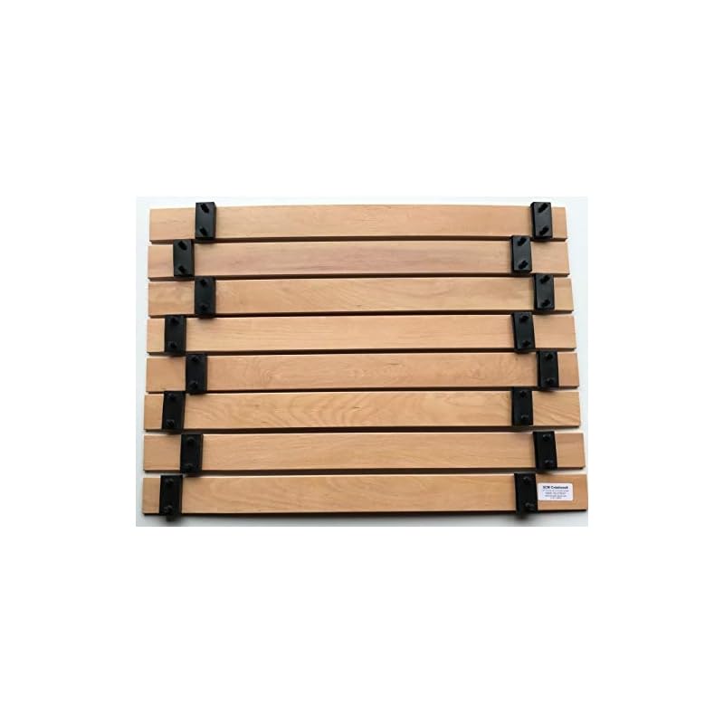 Lote De 3 Láminas De Haya Para Somier Con 6 Tacos - 81 Cm Largo, 53 Mm Ancho, 8 Mm Grosor