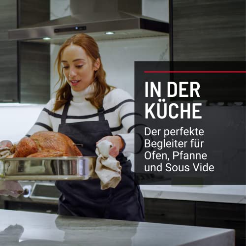 Foto von MEATER+ | Neu: Das kabellose, smarte Fleischthermometer mit 50m Reichweite | Für Ofen, Grill, Pfanne und Rotisserie | Perfekter Fleischgenuss via App