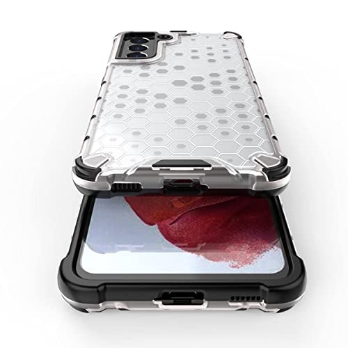 Image of Prime Retail Hard PC Back Case Cover for Samsung Galaxy S21 Plus Anti Slip Ultra Thin Shockproof Reinforced Corners (Transparent)