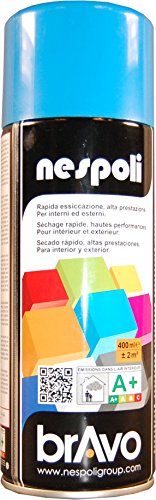 NESPOLI Aérosol peinture professionnelle bleu azur 400 ml