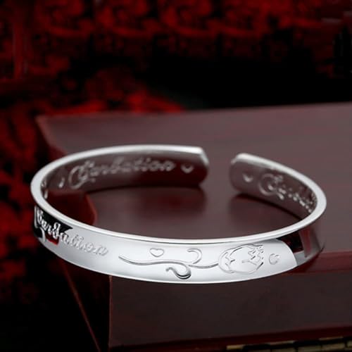 Pulsera de manguito mujer HYJYGX el regalo de boda perfecto con encanto ajustable 4