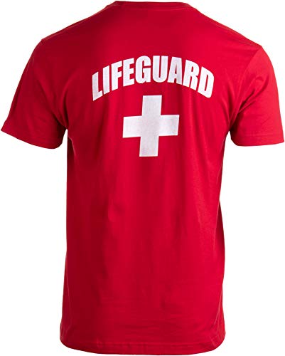 Lifeguard | Red Lifeguarding Unisex Uniform Costume T-Shirt for Men Women