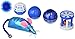 ARQUIVET Juguetes para gatos - Kit 6 juguetes variados azules - Pelotas, ratones, rodillos - Juguetes interactivos para felinos - Accesorios para entretener a tu gato