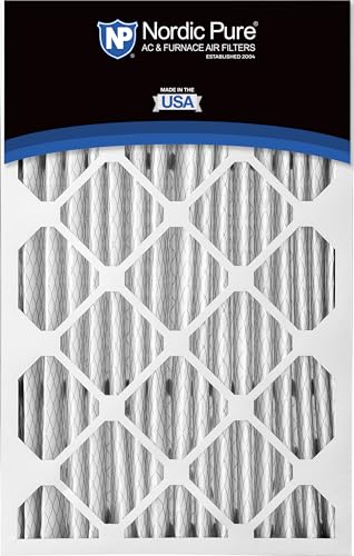Image of Nordic Pure 16x25x5 (15 3 /4 x 24 3 /4 x 4 3 /8) Honeywell /Lennox Replacement MERV 12 Air Filter 1 Pack | Actual Size: 15 3 /4 x 24 3 /4 x 4 3 /8 Made in USA, Advanced HVAC Filtration, Mid-Sized Airborne Particles, Pet Dander & Smoke