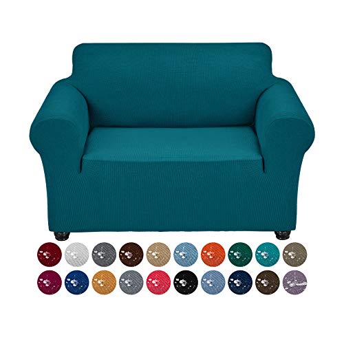 Joccun Stretch Chair Couch Cover,1-Piece Water Repellent Sofa Slipcover Spandex Jacquard Fabric Sofa Covers With Elastic Bottom,Washable Furniture Protector For Dogs,Cats,Kids(Armchair,Peacock Blue) #TOP7