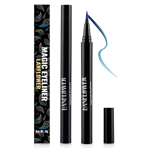 Self-adhesive Eyeliner Waterproof Blue Liquid Eyeliner Instead of Eyelash Glue and Magnetic eyeliner
