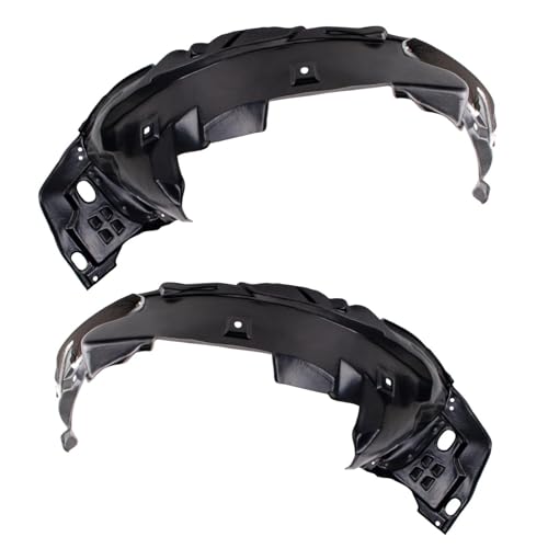 Image of TRQ Front Inner Fender Liner Set Compatible with 2012 Honda Civic HO1248142 HO1248145 HO1248166 HO1248167 HO1249142 HO1249145 HO1249166 HO1249167