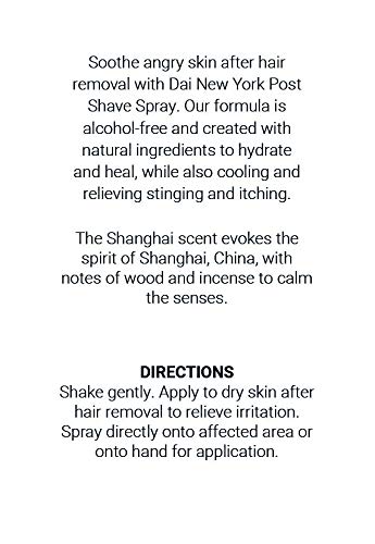 Miniatura 6 de Dai New York Spray para después del afeitado, fórmula natural sin alcohol, solución para después del afeitado para mujeres y hombres, 5 onzas