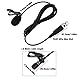 The Lord of the Tools 4-poliges XLR-Miniatur-Lavaliermikrofon Kompatibel mit Shure Body Pack-Sender 150 cm