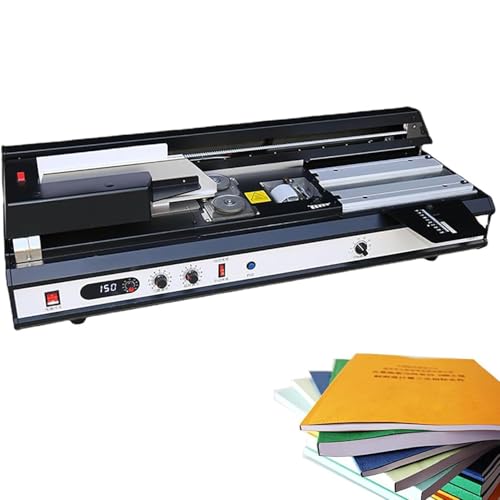 Encuadernadora de pegamento termofusible, inalámbrica automática para uso en oficina y escuela, alta eficiencia, 250 libros por hora
