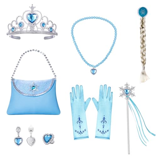 Disfraz Princesa Azul para Niñas con Accesorios miniatura 2