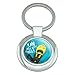 Adventure Time Lemongrab Unacceptable Keychain Classy Round Chrome Plated Metal