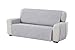 Textilhome - Pokrowiec na sofę ADELE, 3 siedzenia, Dwustronny wyściełany ochraniacz na sofę. Kolor Jasnoszary