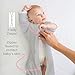 SwaddleDesigns Organic Transitional Swaddle Sack, Arms Up Swaddle with Half-Length Sleeves & Mitten Cuffs, Medium, 3-6 Months, 14-21 lbs, Soft Jadeite