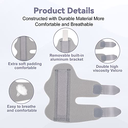 Trigger Finger Splint -Support Brace Knuckle Wrap Splint Fits Index Finger - Middle Finger - Ring Finger #TOP4