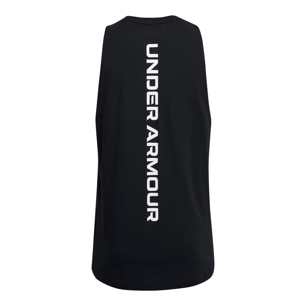 Under Armour Bez rękawów Mężczyźni Baseline Cotton Basketball Tank Top