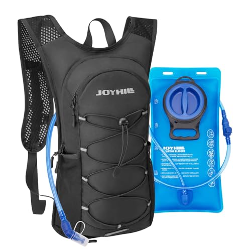 JOYHILL TPU Hydration Bladder,1.5L 2L 3L Water Bladder for Hiking Backpack BPA Free Leak Proof Hydration Pack