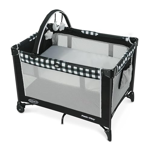 Image of Graco® Pack 'N Play On The Go Playard Kagen with Reach-through Bassinet and Compact Fold