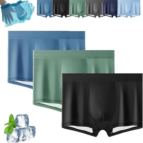 Ice Boxer Pro,Ice Boxer Pro Underwear for Men, Nuvellor Ultra Comfortable Premium Silk Underwears