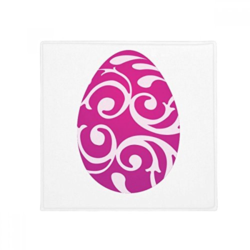 Tapis de sol violet Pâques 80x80cm antidérapant pour entrée et cuisine