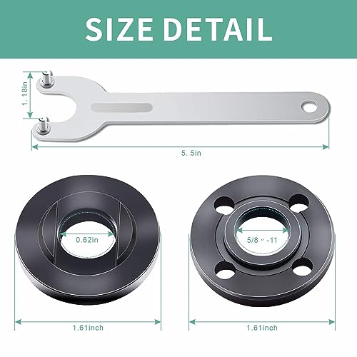 Fyjbnh 9PCS Angle Grinder Nut Kit