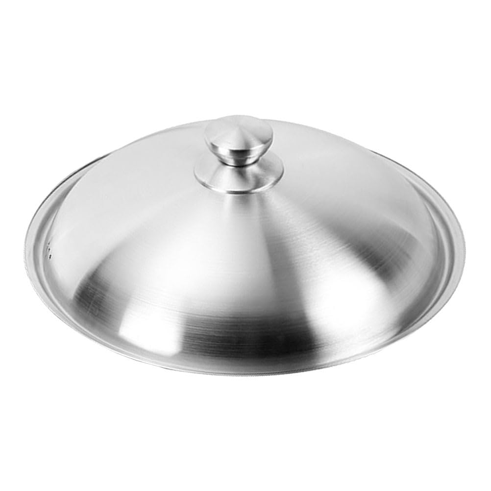 Yardwe Cubierta universal para ollas de acero inoxidable, cubierta de repuesto templada (12 pulgadas)