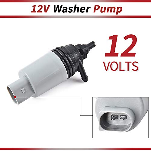 Otuayauto 67126934159 Windshield Washer Pump - Replacement For Bmw 525I, 328I, 325Xi, 325I, M3, M5, M6- Washer Fluid Pump With Grommet #TOP1