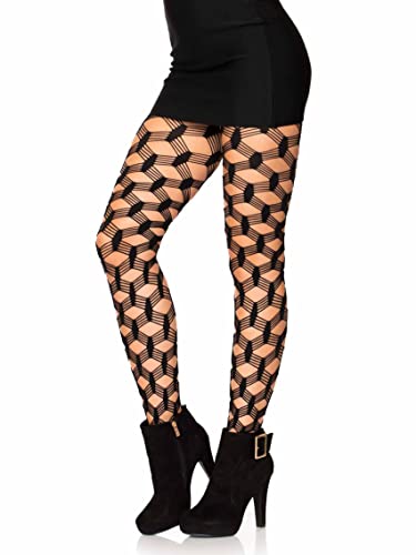 Image of Patterned Tights for Women