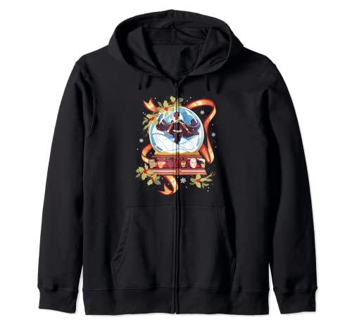 Sweat Marvel Storm et X-Men de Noël hoodie à capuche noir imprimé fêtes