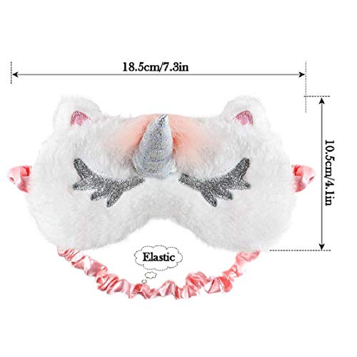 Image of Jenna Eye Mask For Dark Circles, Cooling Eyes, Pain Relief, Redness, Eye Cooling Gel Pad Stretchable For Eye Relaxing, Sleeping Mask (Unicorn Pink)