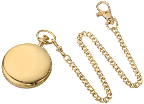 Image of Charles-Hubert, Paris Gold-Plated Open Face Mechanical Pocket Watch