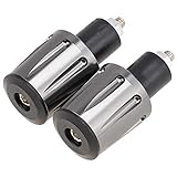 Lenkerstopfen Universal Motorrad 7/8 Zoll Handgriffkappe Barend Bar End Slider Lenker Plug für Honda Kawasaki Suzuki Yamaha Ducati KTN Touring Cruiser Chopper (Titan)