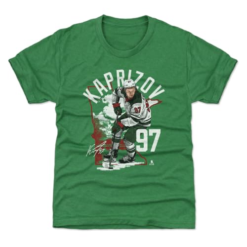 500 LEVEL Kirill Kaprizov Kids Shirt - Kirill Kaprizov Minnesota State Outline