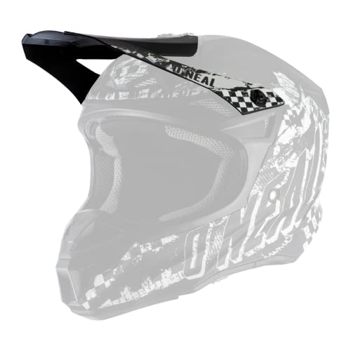 O'NEAL | Motocross-Helm-Ersatzteile | Enduro Motorrad | Ersatzschirm für 5SRS Polyacrylite Helmet Rider | Visor 5SRS Polyacrylite Helmet Rider | Erwachsene | Schwarz Weiß | One Size