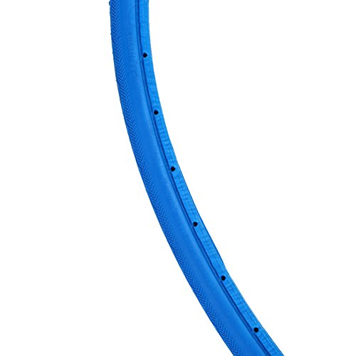 Pneumatici Solidi per Bicicletta a Scatto Fisso,4 Colori alla Moda per Pneumatici Tubeless da Ciclismo, Pneumatico di Ricambio Antiscivolo per Bici da Strada 700 x 23C(Blu), Pneumatici Solidi PE